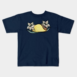 Elegant Taco With Flowers A La Carte Kids T-Shirt